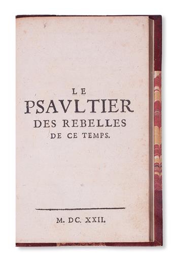 LA ROCHELLE.  Les Signes Merveilleux . . . apparus au Ciel sur la Ville de La Rochelle. 1621 + Le Psaultier des Rebelles. 1622